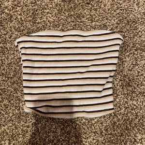 Hollister Stripped Tube Top